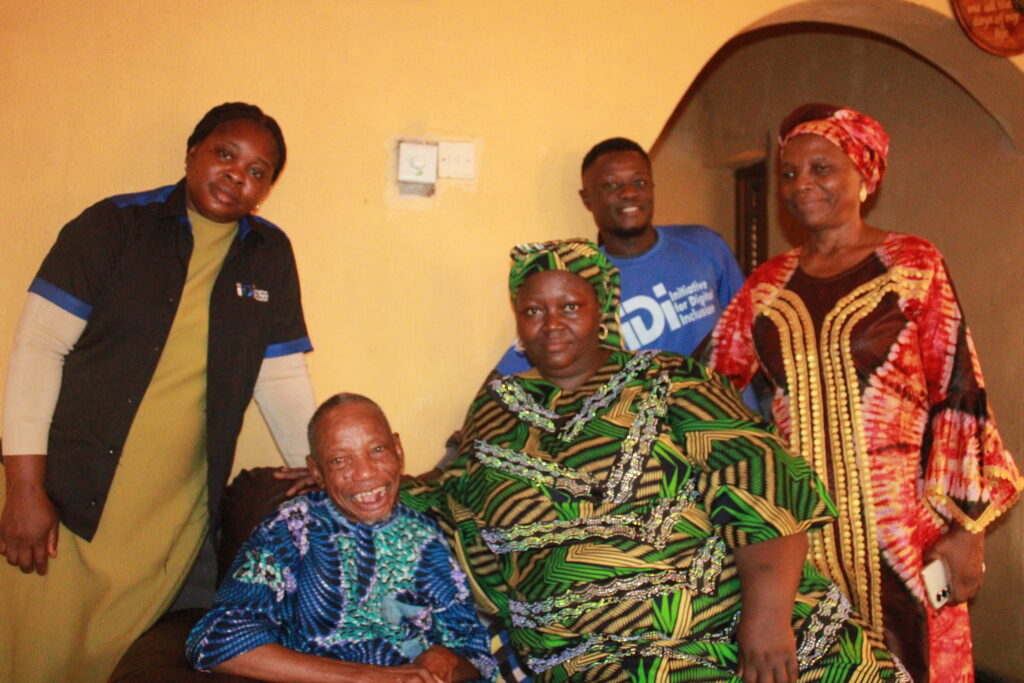 IDI team during the visit to the Olutayo's Family (The Gatekeeper's Family)