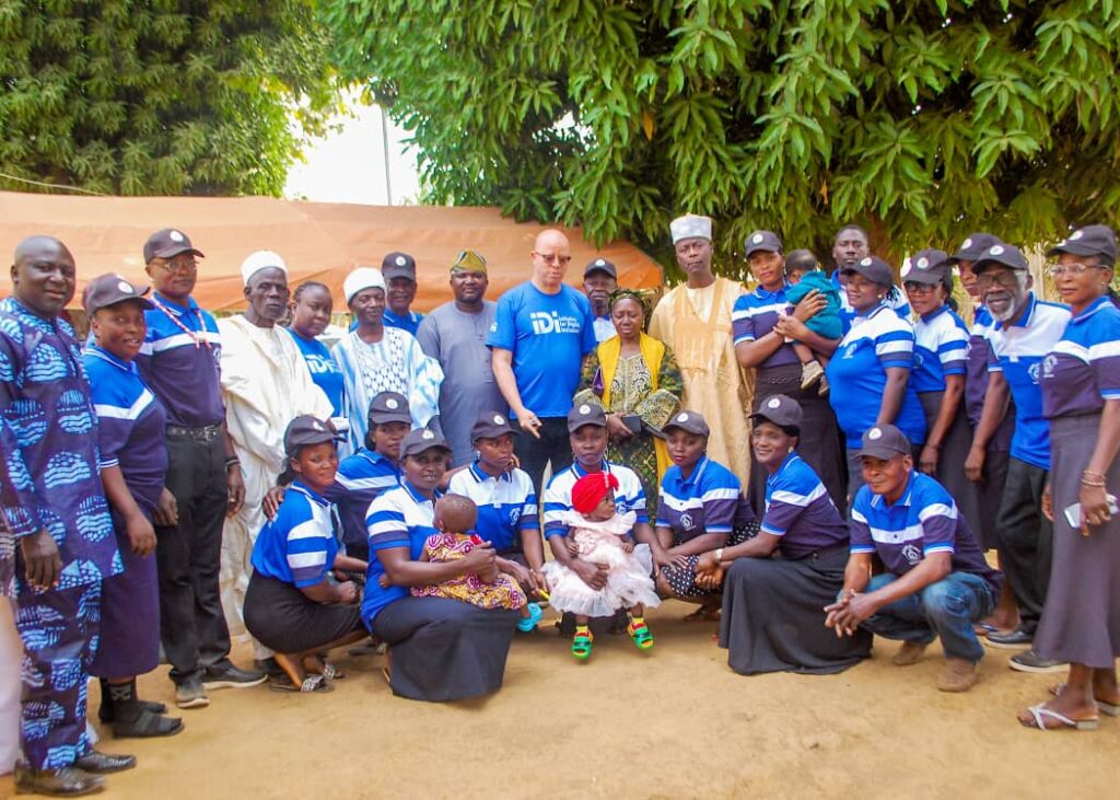 IDI representatives with the CEO of Fantsuam Foundation and the Kukum-Daji Biyan Zit Hub management team