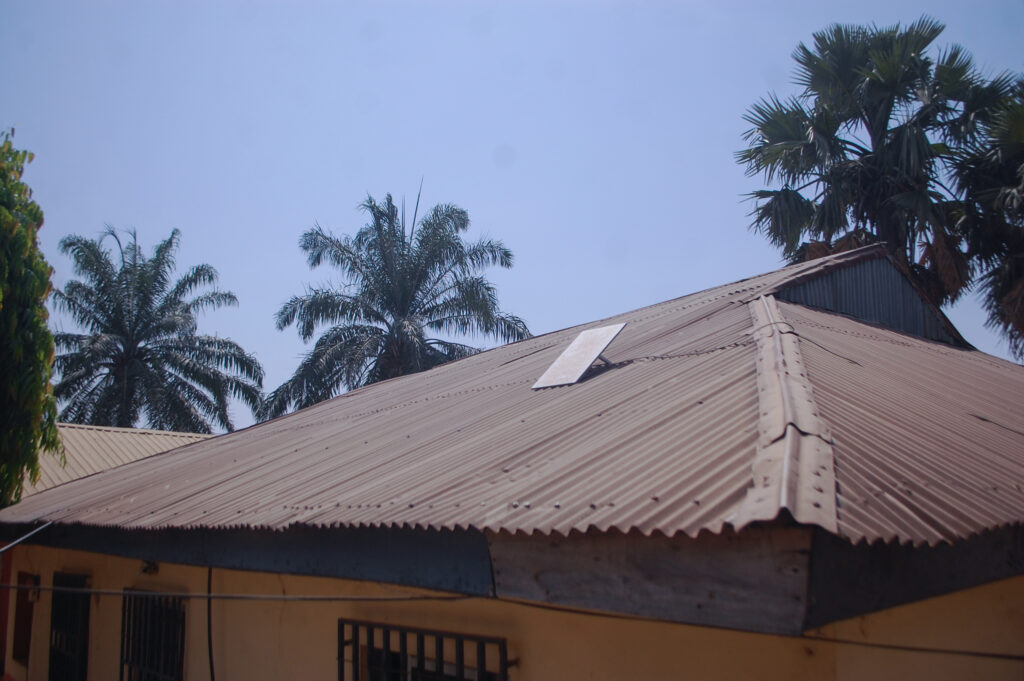 Installed Starlink dish at Kukum Daji Biyan Zit Community Connectivity Hub, Kaduna State